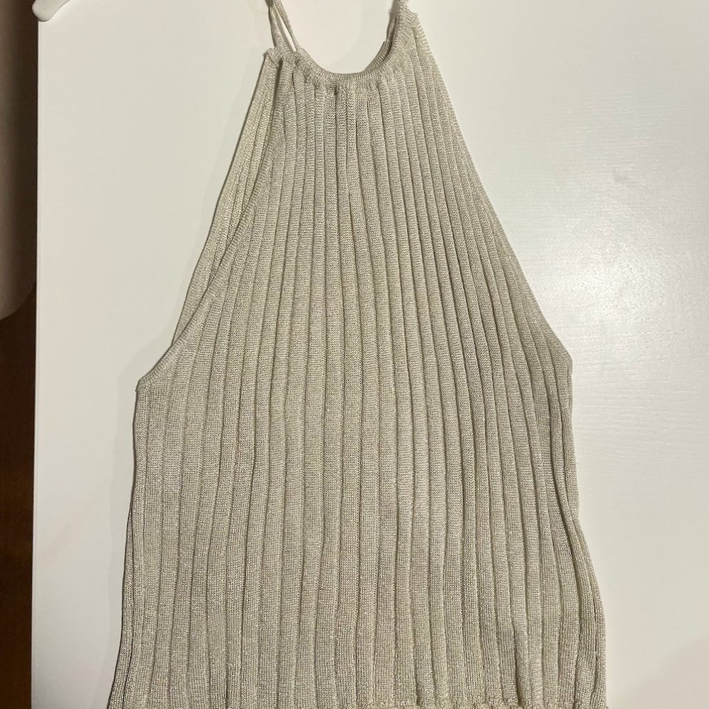 Kimchi Blue Silver Tank Top